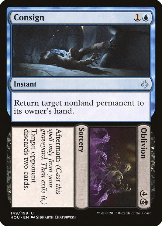 Consign // Oblivion back