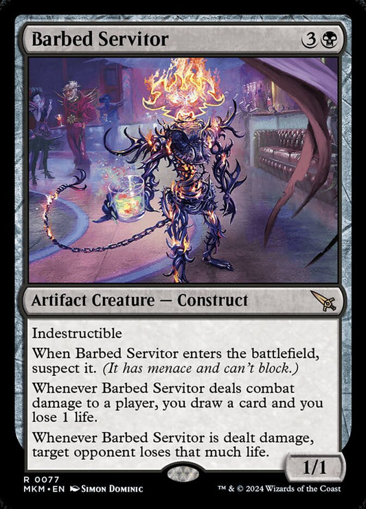 Barbed Servitor front