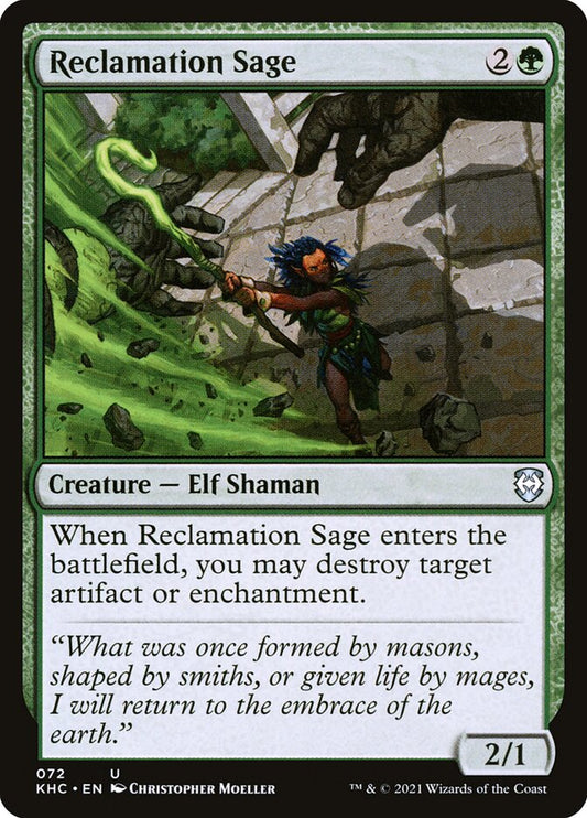 Reclamation Sage front