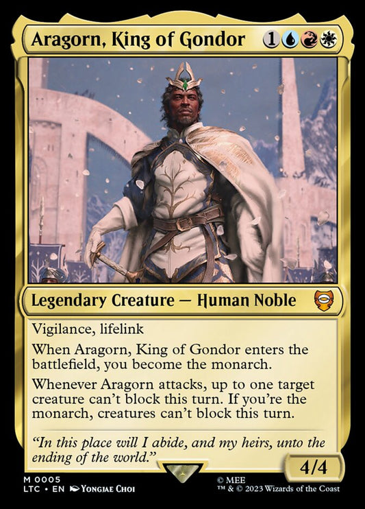Aragorn, King of Gondor front