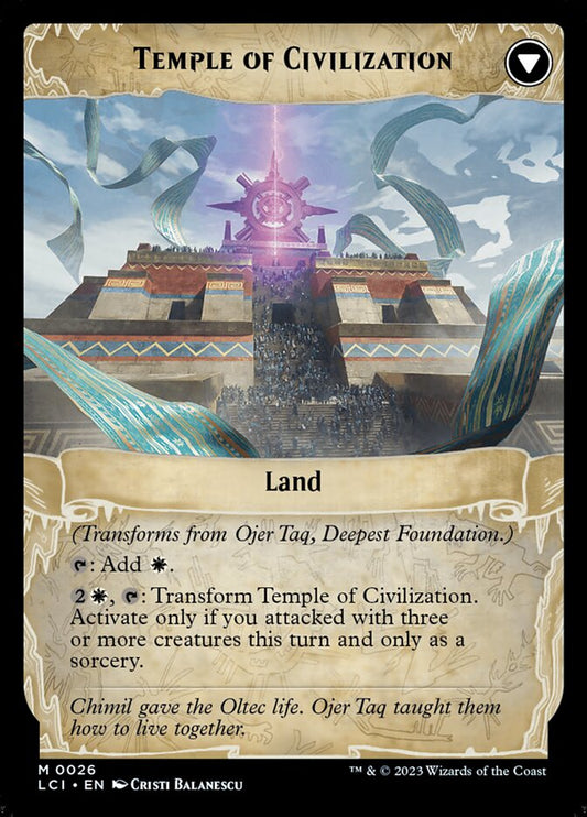 Ojer Taq, Deepest Foundation // Temple of Civilization back