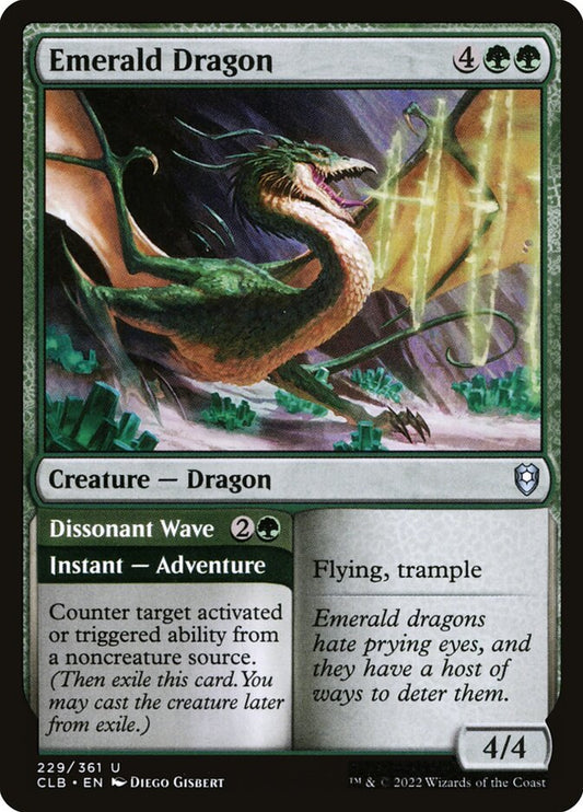 Emerald Dragon // Dissonant Wave back