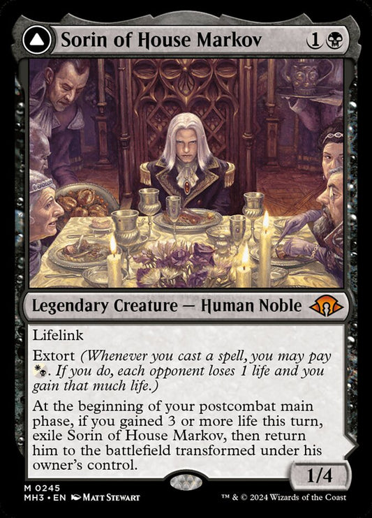 Sorin of House Markov // Sorin, Ravenous Neonate front