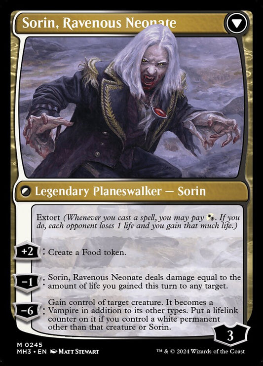 Sorin of House Markov // Sorin, Ravenous Neonate back