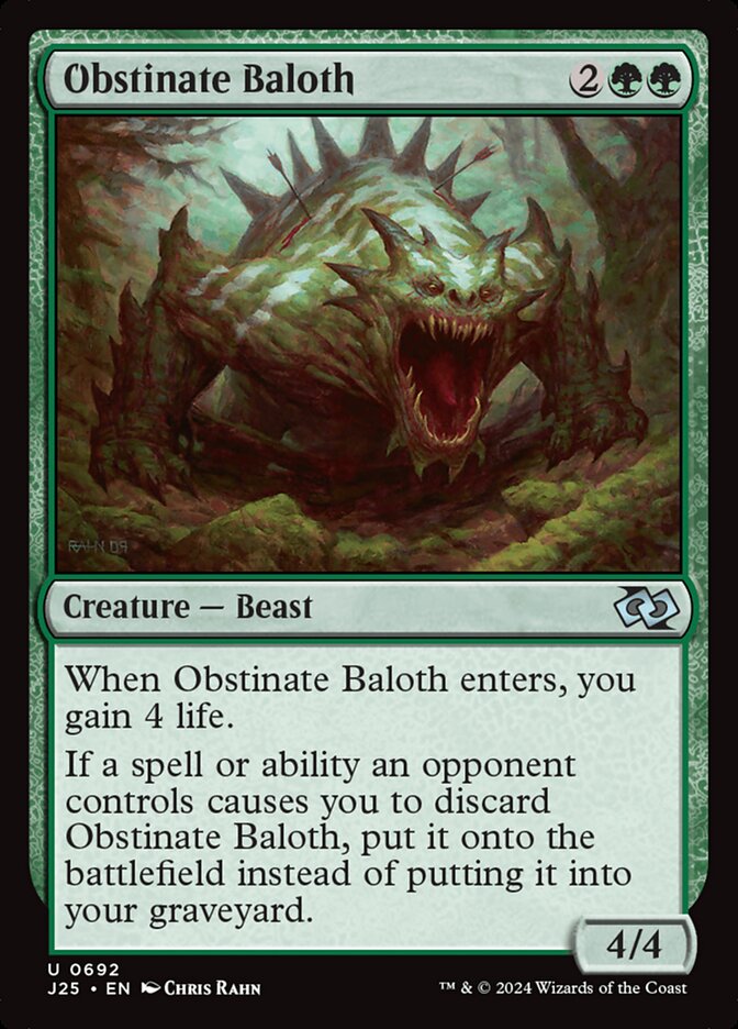 Obstinate Baloth front