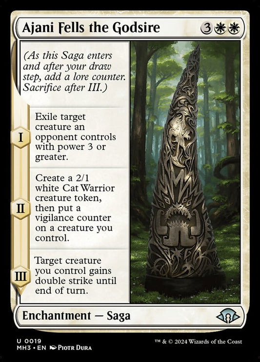 Ajani Fells the Godsire front