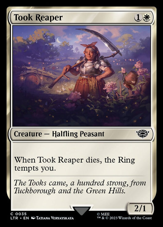 Took Reaper front