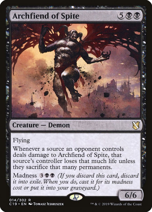 Archfiend of Spite front