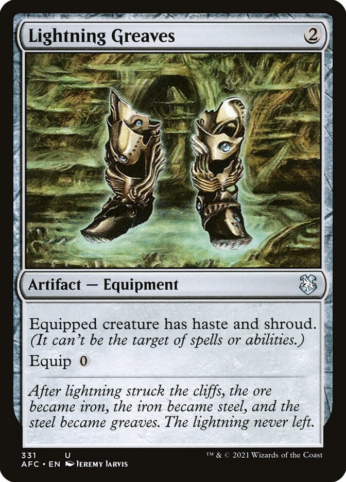 Lightning Greaves front