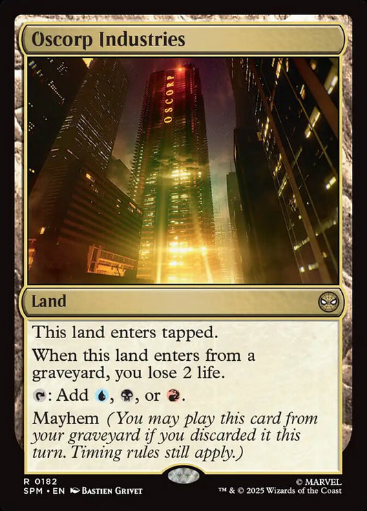 Oscorp Industries front