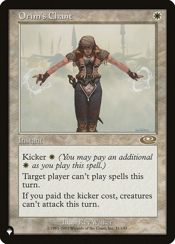 Orim's Chant front