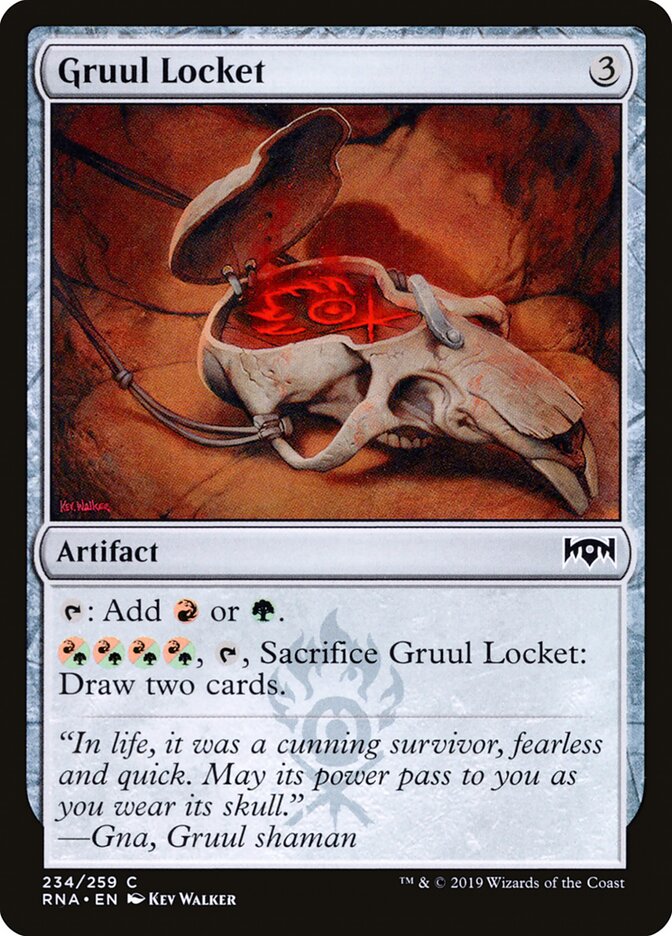 Gruul Locket front