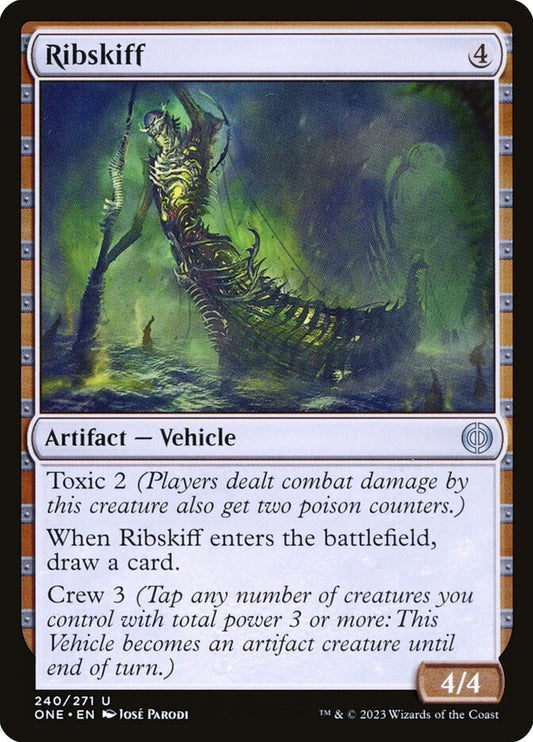 Ribskiff front