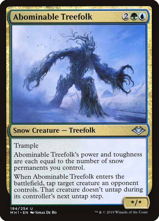 Abominable Treefolk front