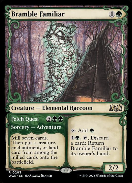Bramble Familiar // Fetch Quest back
