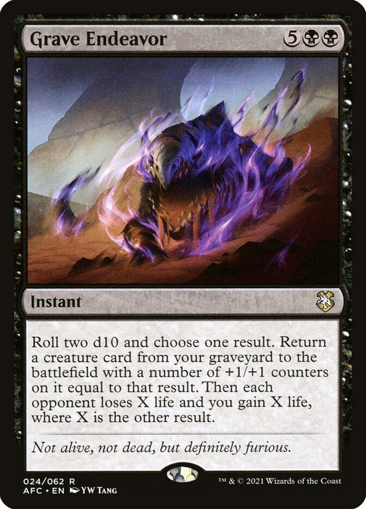 Grave Endeavor front