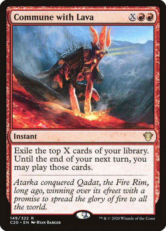 Commune with Lava front