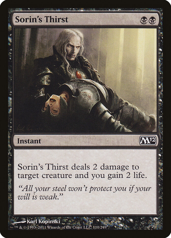 Sorin's Thirst front