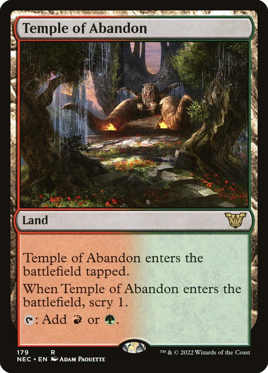 Temple of Abandon front