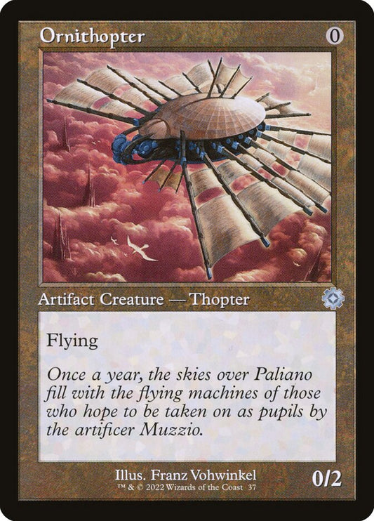 Ornithopter front