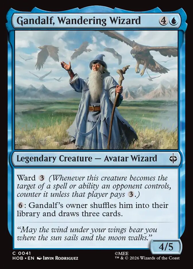 Gandalf, Wandering Wizard front