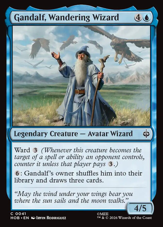 Gandalf, Wandering Wizard front