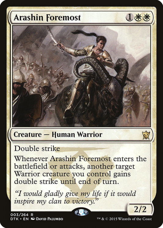 Arashin Foremost front