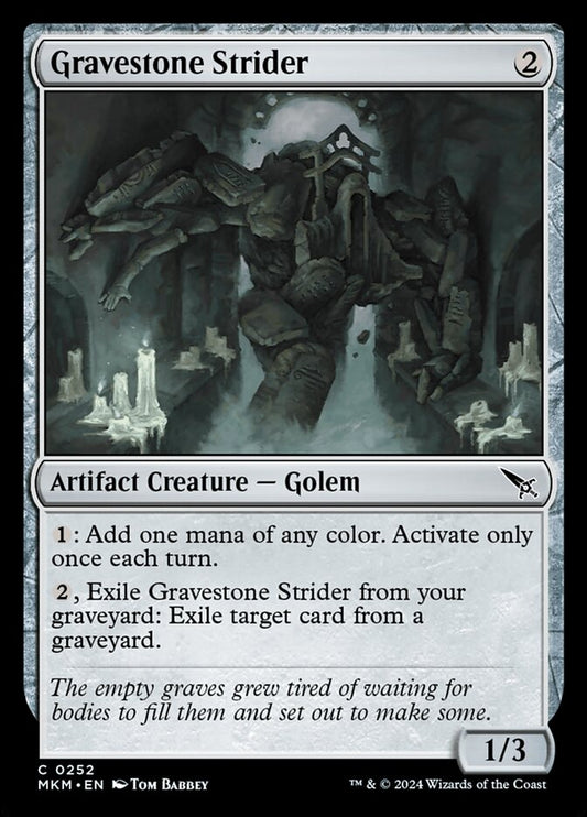 Gravestone Strider front