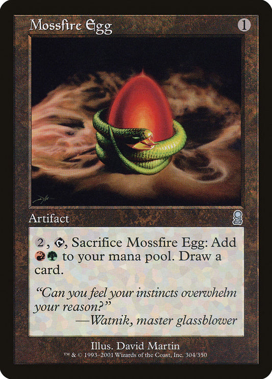Mossfire Egg front