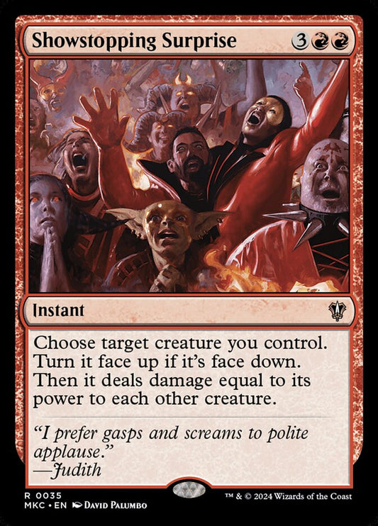 Showstopping Surprise front