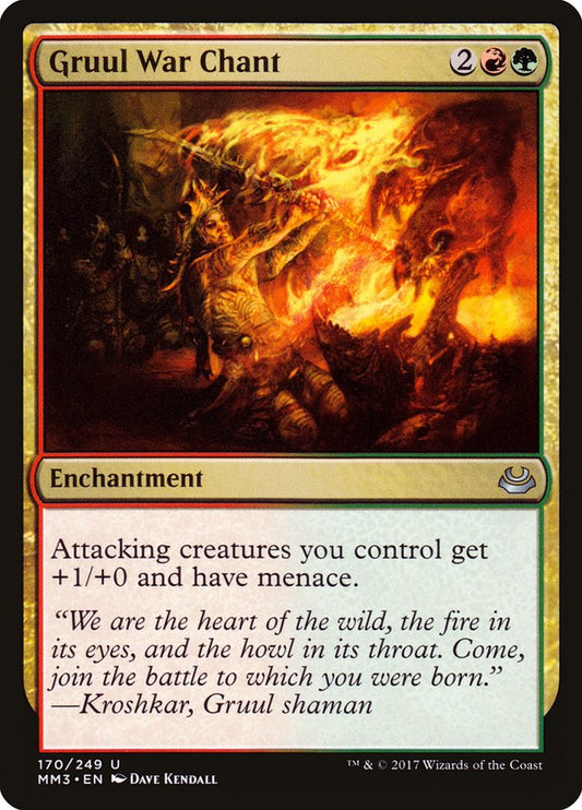 Gruul War Chant front