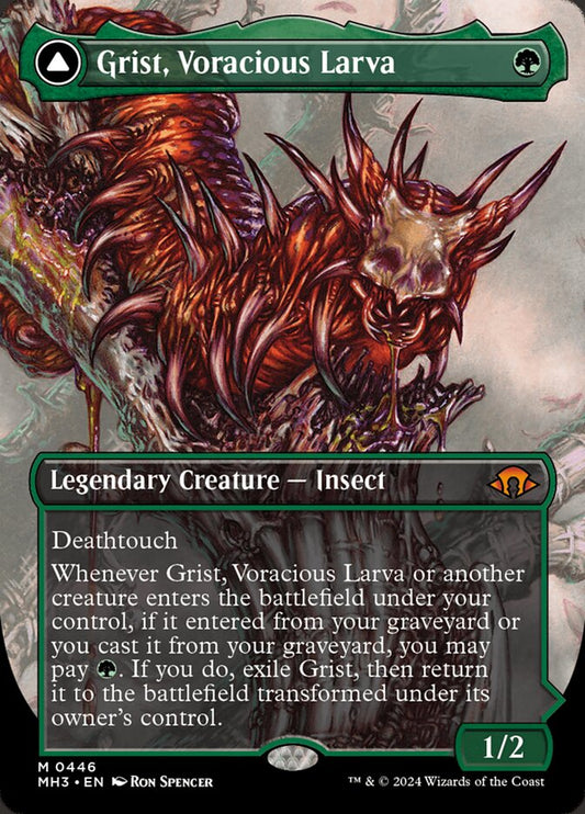 Grist, Voracious Larva // Grist, the Plague Swarm front