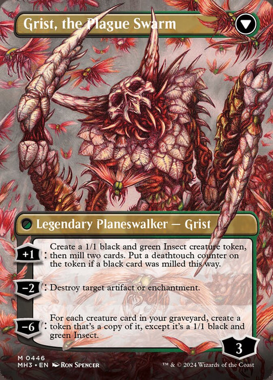 Grist, Voracious Larva // Grist, the Plague Swarm back