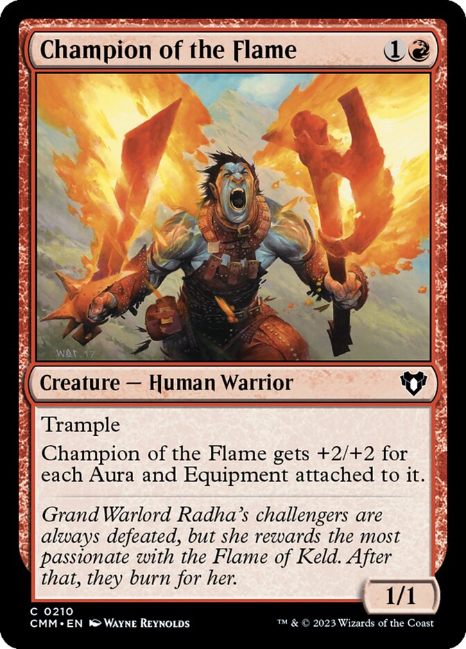 Champion of the Flame front