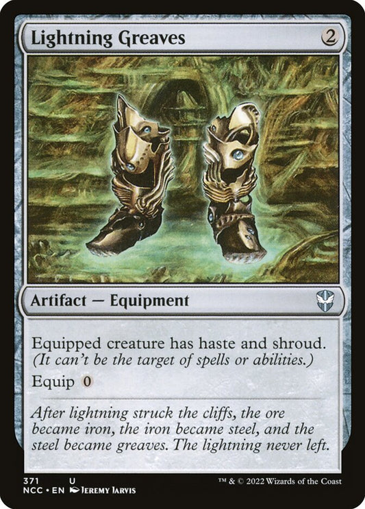 Lightning Greaves front