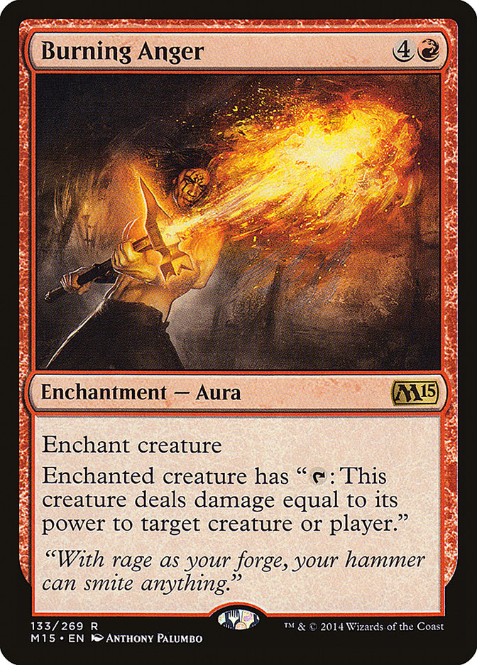 Burning Anger front