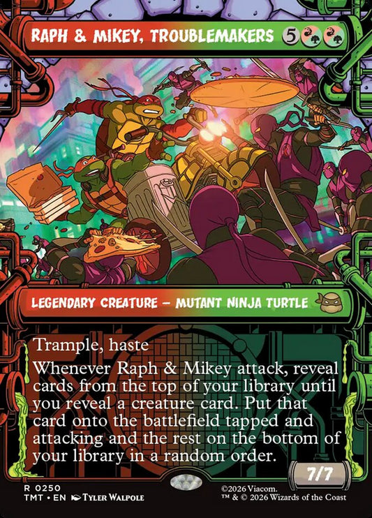 Raph & Mikey, Troublemakers front