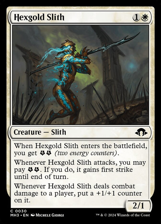 Hexgold Slith front