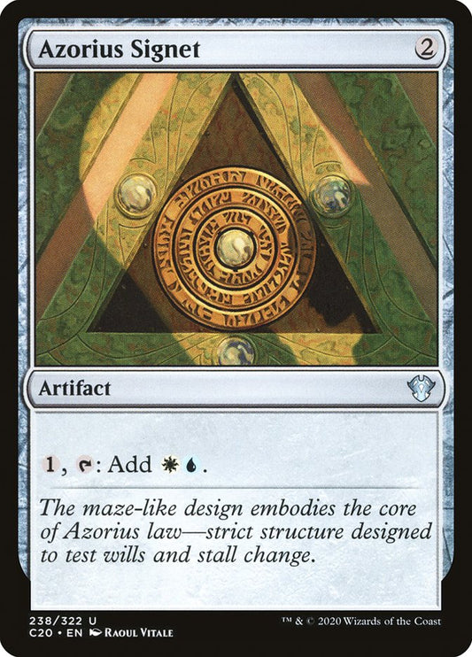 Azorius Signet front