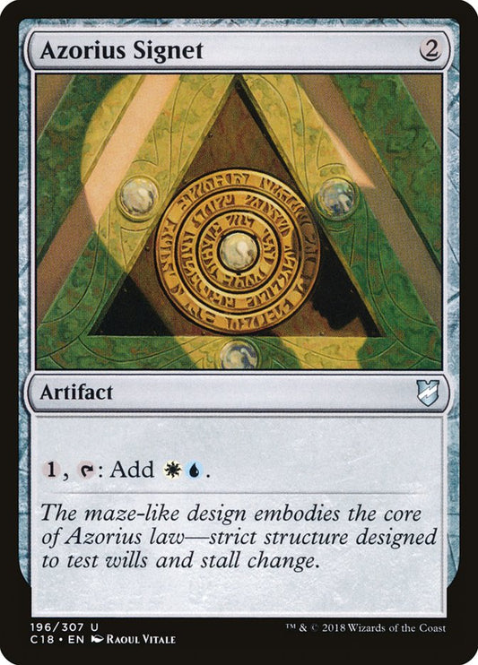 Azorius Signet front