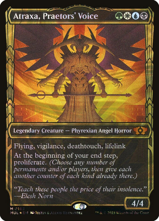 Atraxa, Praetors' Voice front