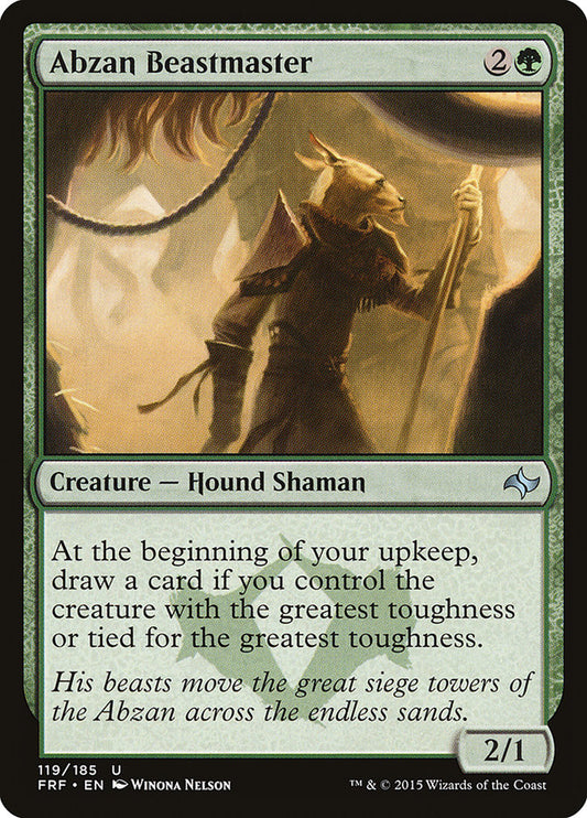 Abzan Beastmaster front