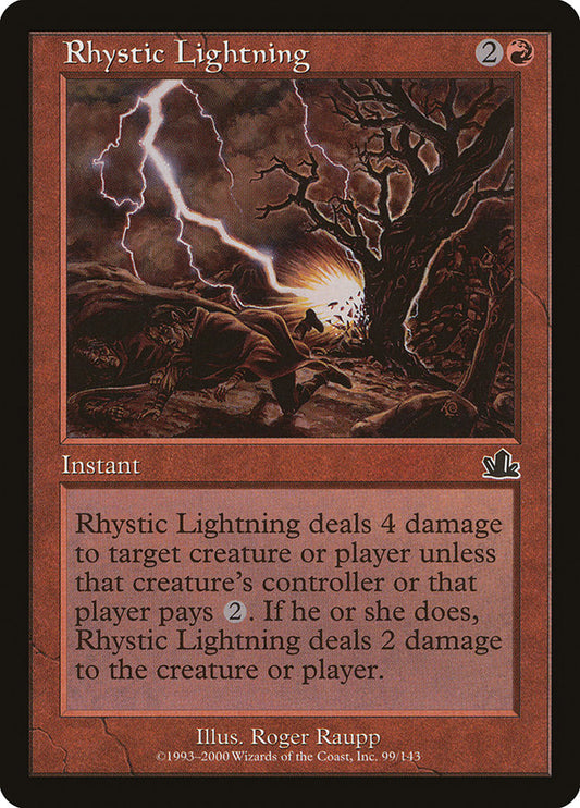 Rhystic Lightning front