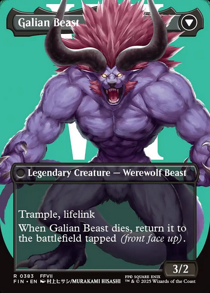 Vincent Valentine // Galian Beast back