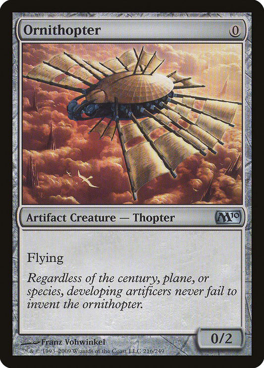 Ornithopter front