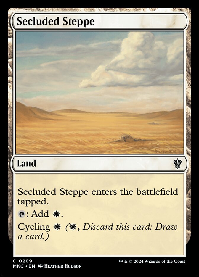 Secluded Steppe front