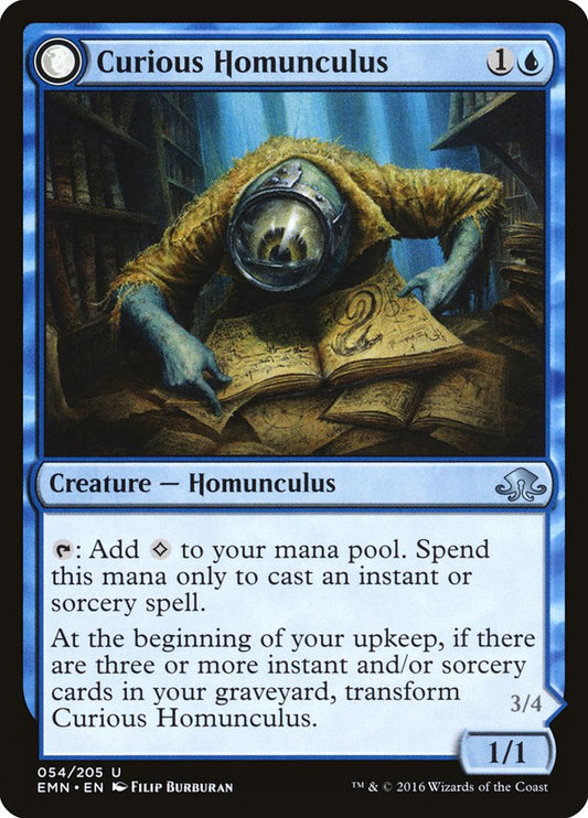 Curious Homunculus // Voracious Reader front