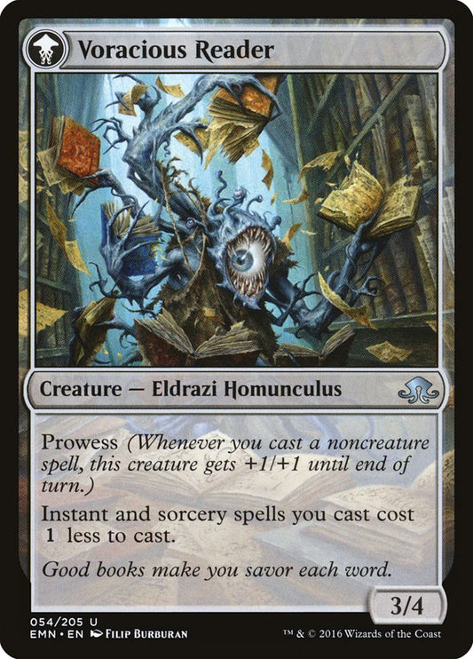 Curious Homunculus // Voracious Reader back