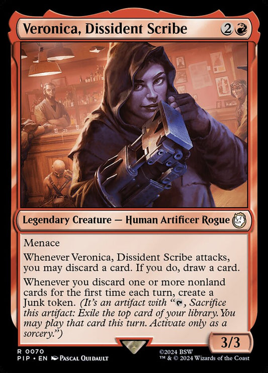 Veronica, Dissident Scribe front