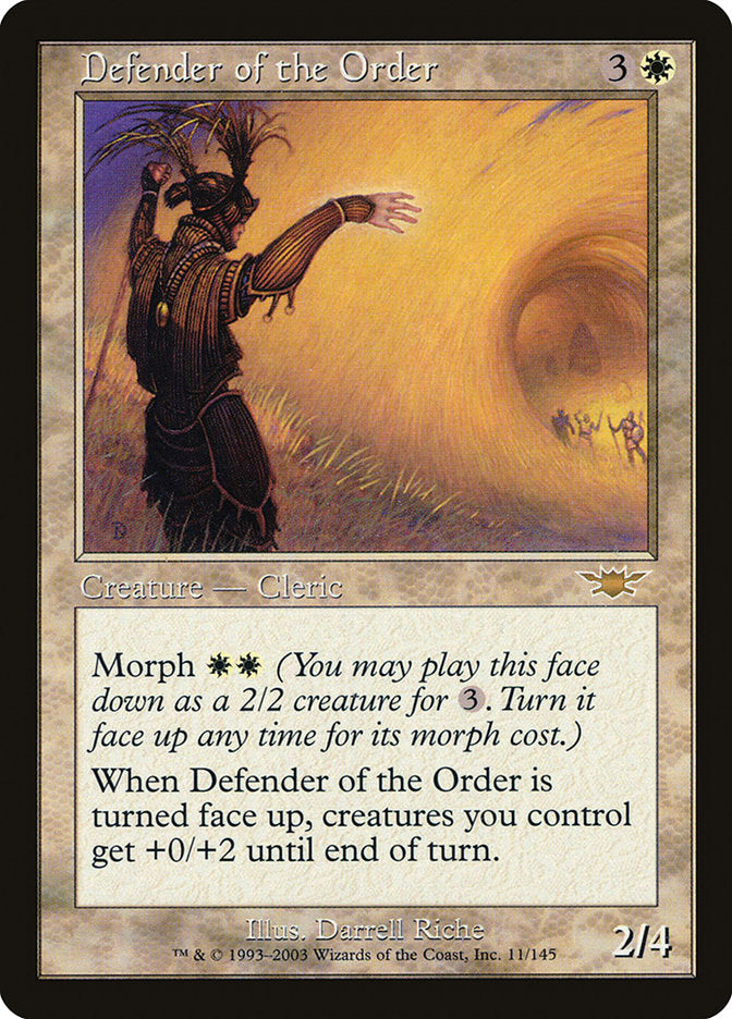 Defender of the Order front